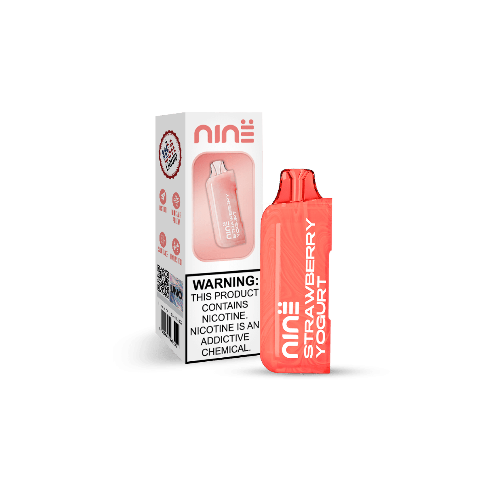 UNO NiNE Replacement Pods — Strawberry Yogurt