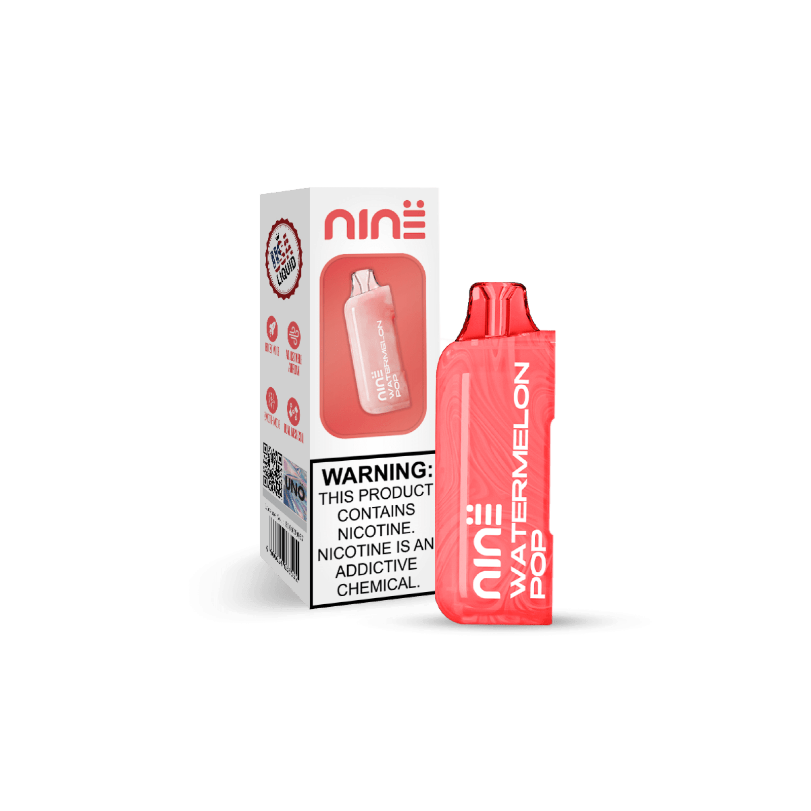UNO NiNE Replacement Pods — Watermelon Pop