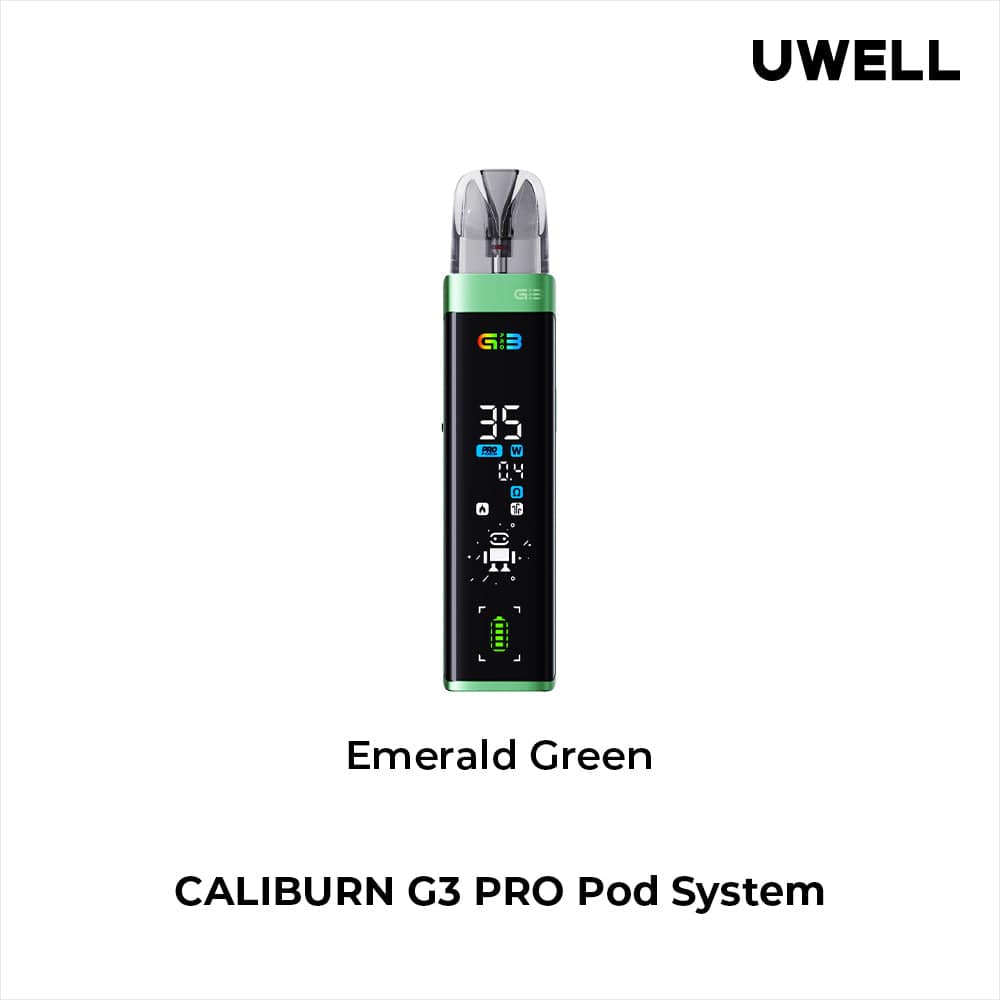UWELL CALIBURN G3 Pro 35W Pod System — Emerald Green