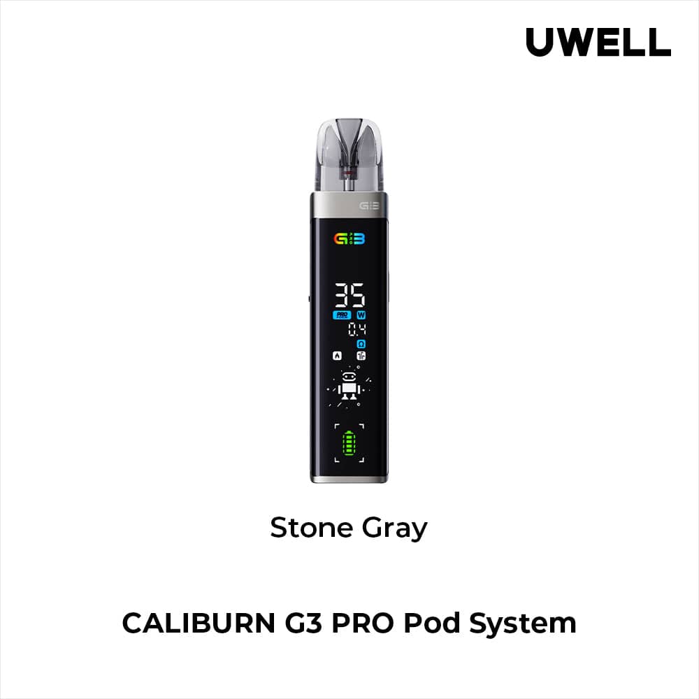 UWELL CALIBURN G3 Pro 35W Pod System — Stone Gray