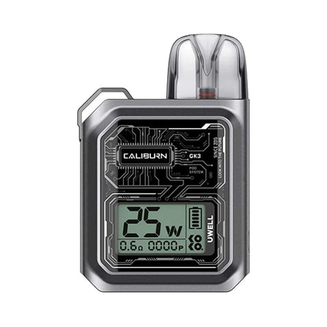 UWELL Caliburn GK3 25W Pod System — Gunmetal Gray