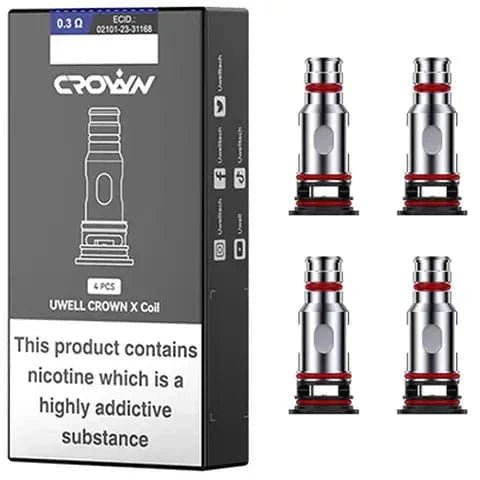 UWELL Crown X Replacement Coils — Mesh 0.3 ohm