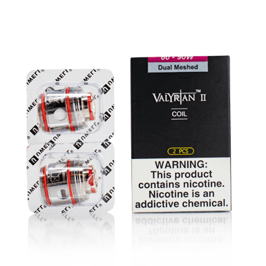 Uwell VALYRIAN 2 II Replacement Coils — 0.14 ohm UN2-2 Dual Mesh Coils