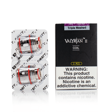 Uwell VALYRIAN 2 II Replacement Coils — 0.16 ohm UN2-3 Triple Mesh Coils