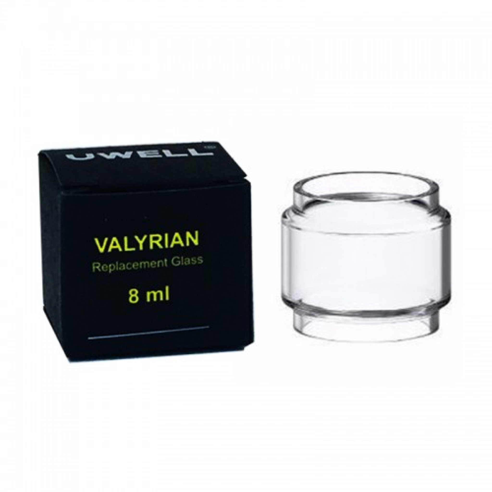 UWELL Valyrian vape part, Pyrex bulb glass tube for vape tank, clear and durable replacement glass for vaping devices