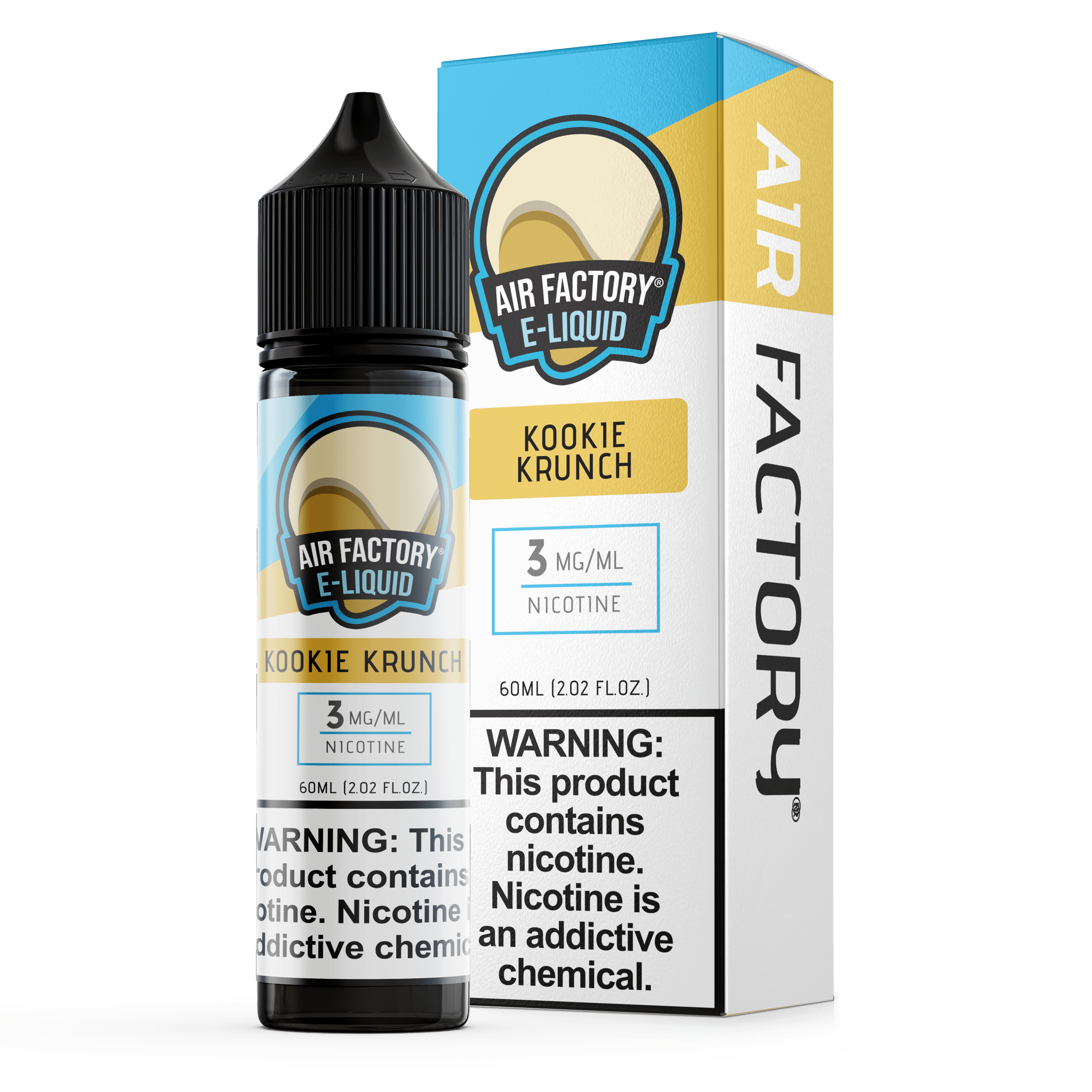 Air Factory E-Liquids - 60mL — Vanilla Crumble/Kookie Krunch