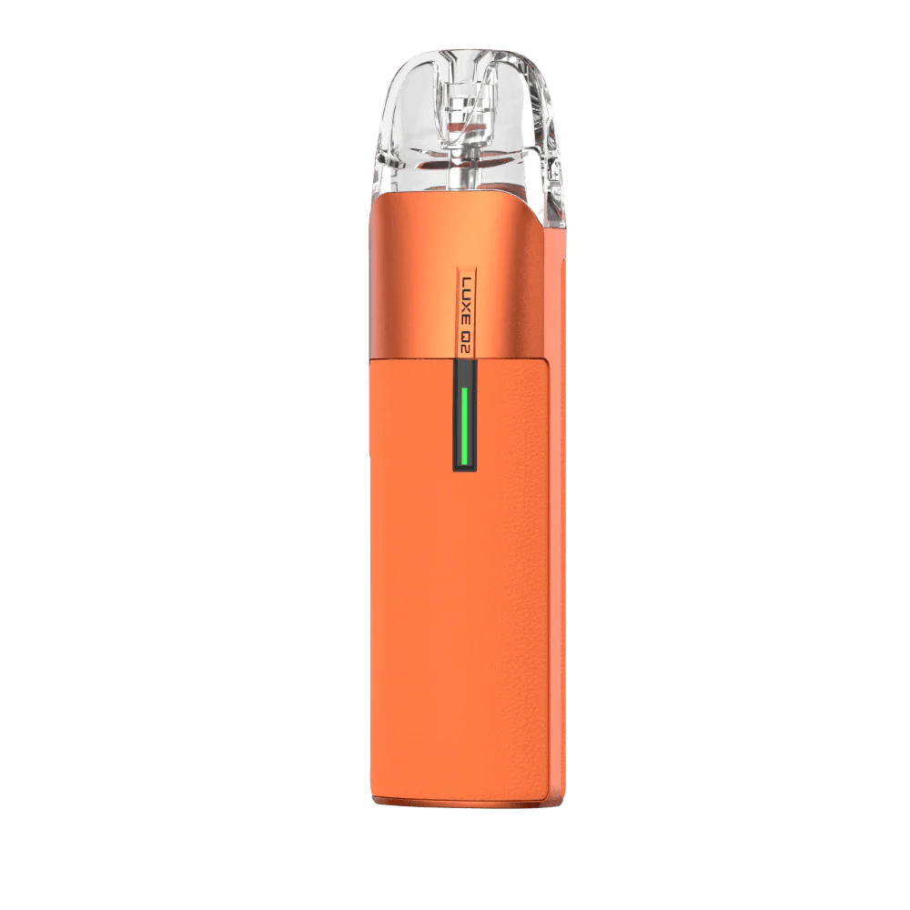 Vaporesso LUXE Q2 Pod System device with sleek design and replaceable pod for vaping, branded Vaporesso.