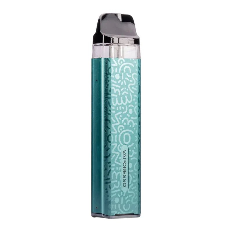 Vaporesso XROS 3 Mini Pod System hardware with sleek design and replaceable pod for vaping convenience.
