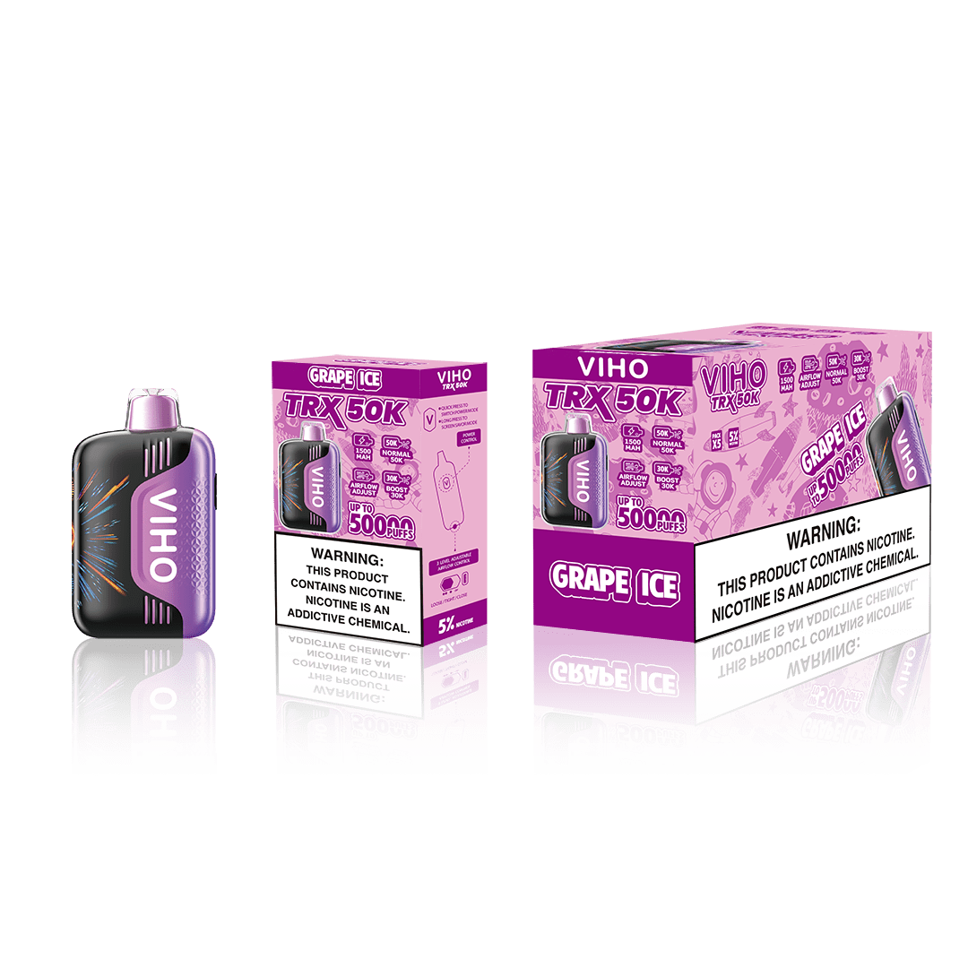 VIHO TRX 50K Disposable Vape | 50,000 Puff — Grape Ice