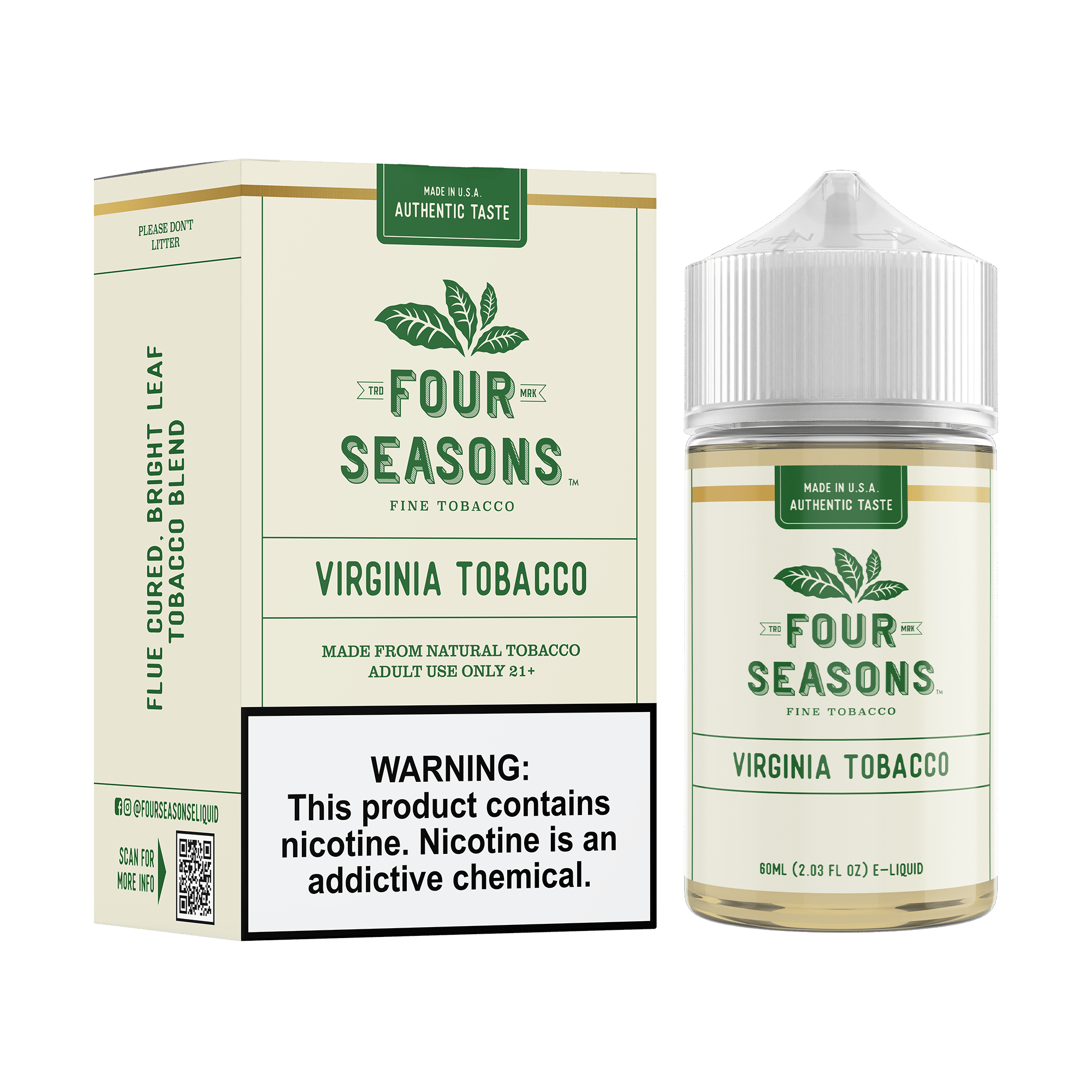 Virginia Tobacco - Four Seasons - 60mL