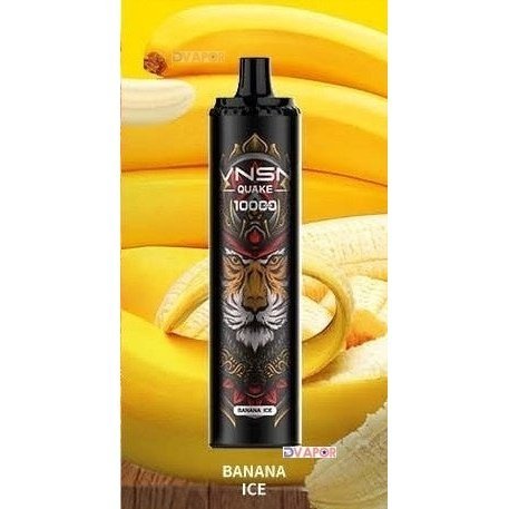 VNSN Quake 10,000 Puff   | 20ml — Banana Ice