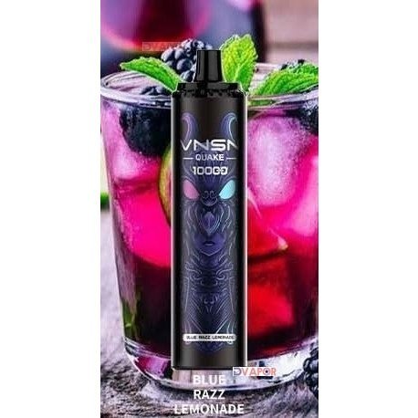 VNSN Quake 10,000 Puff   | 20ml — Blue Razz Lemonade