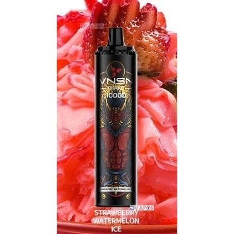 VNSN Quake 10,000 Puff   | 20ml — Strawberry Watermelon Ice