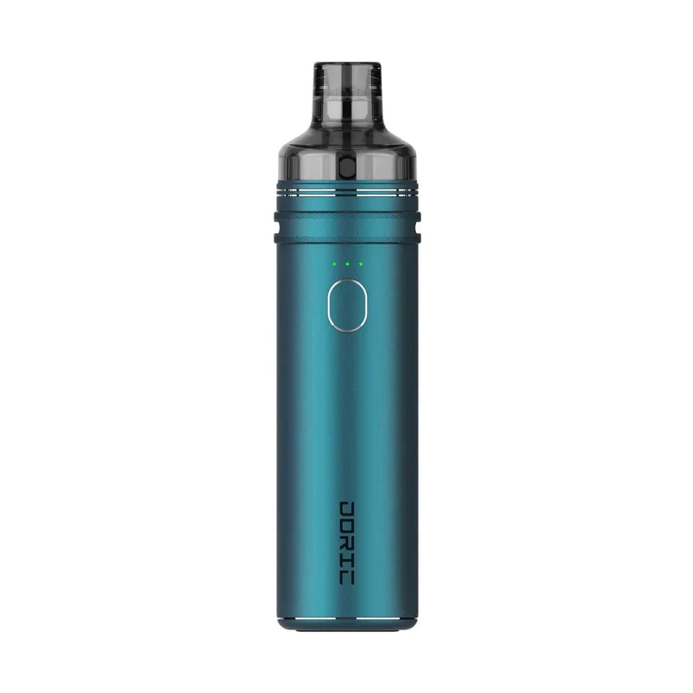 VOOPOO Doric 60 pod system hardware with sleek design, compact size, and integrated mouthpiece for easy vaping.