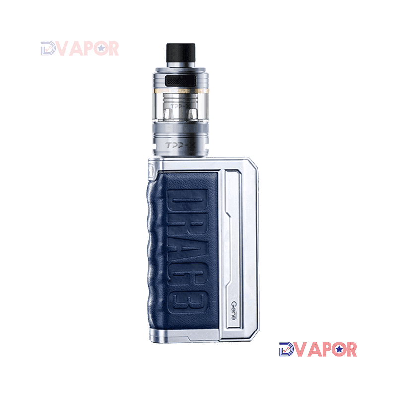 VOOPOO Drag 3 TPP-X Complete Kit with Pod Tank and Coils — Silver-Dream Blue