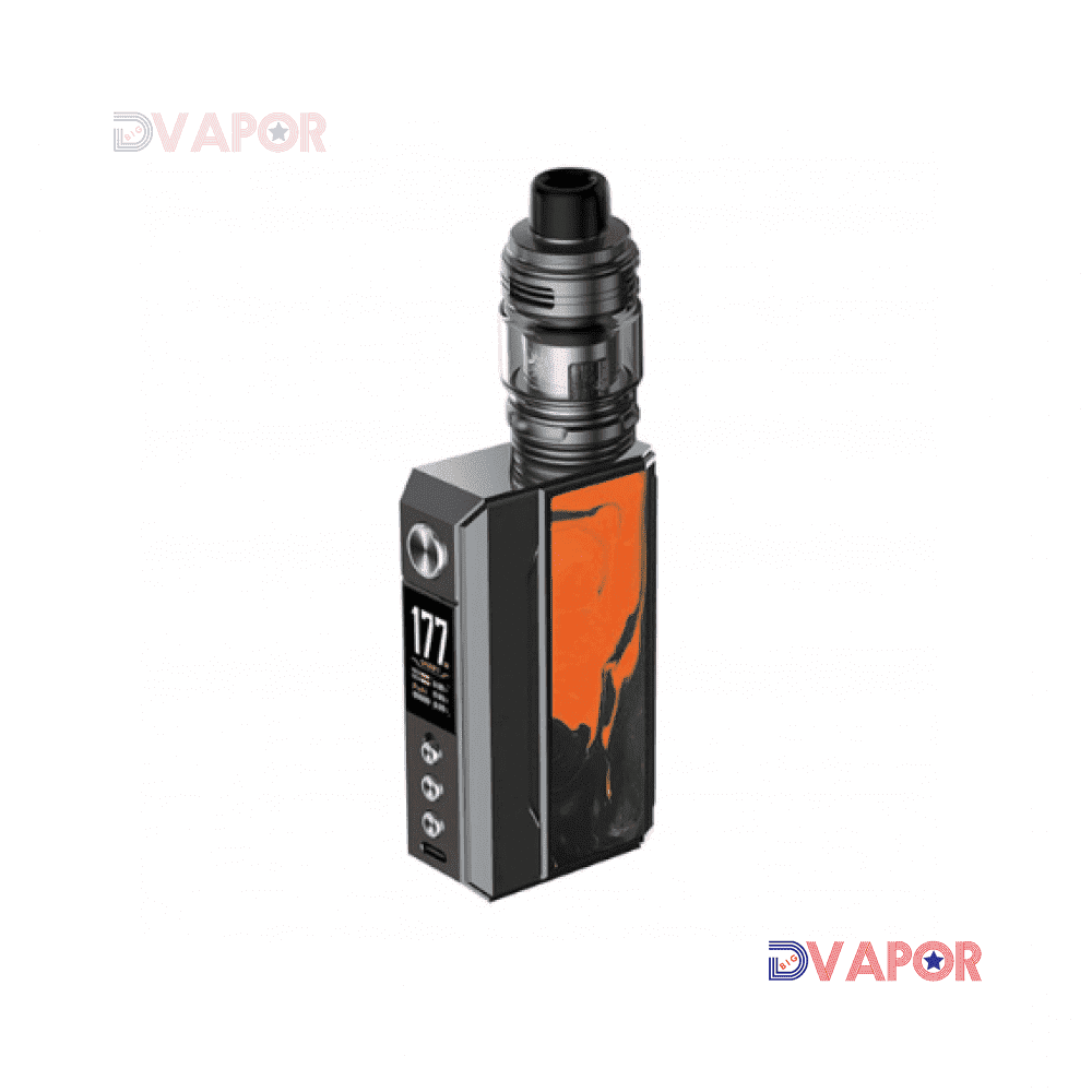 VooPoo Drag 4 Kit with UFORCE-L Tank | Complete Kit — Gunmetal Tropical Orange