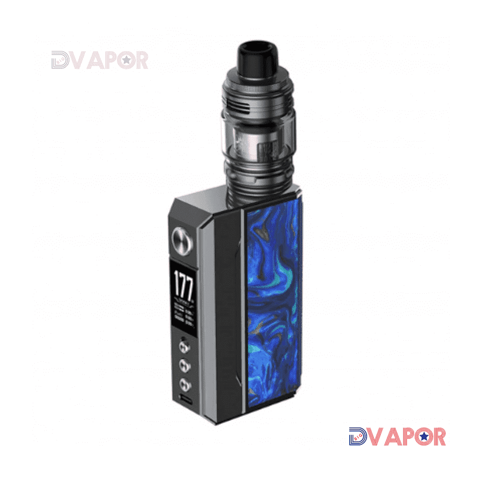 VooPoo Drag 4 Kit with UFORCE-L Tank | Complete Kit — Gunmetal Ocean Blue