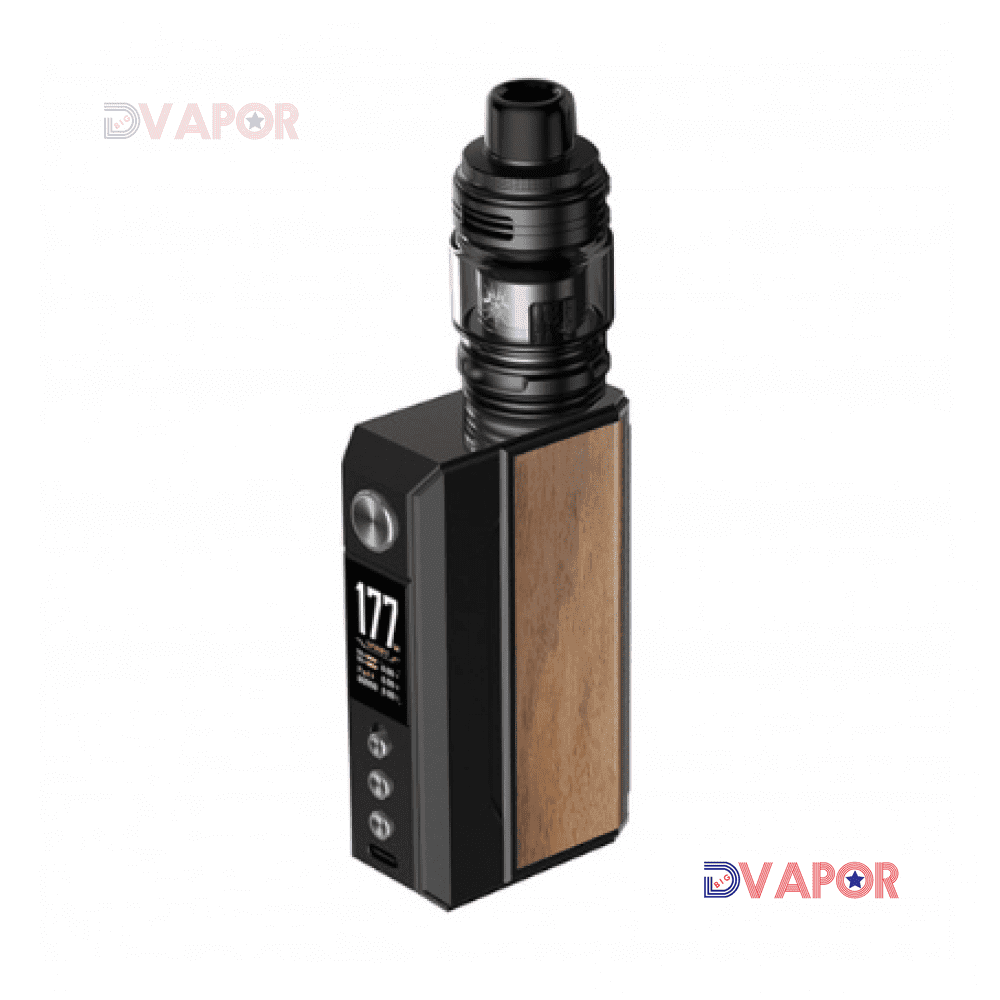 VooPoo Drag 4 Kit with UFORCE-L Tank | Complete Kit — Black with Walnut