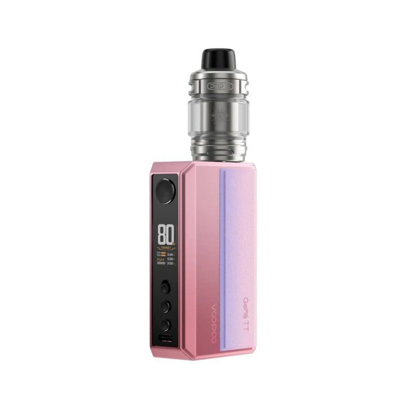 VooPoo Drag 5 Dual 18650 Mod Kit with UFORCE-X Tank — Sakura Pink