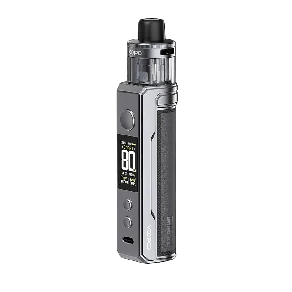 VOOPOO DRAG X2 80W Pod System — Gray Metal