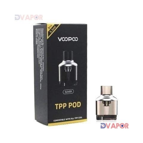 Voopoo TPP Replacement Pod Tank | 5.5ml (2 Pack) — Black