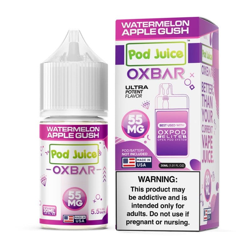 Oxbar x Pod Juice Salt - 30mL — Watermelon Apple Gush