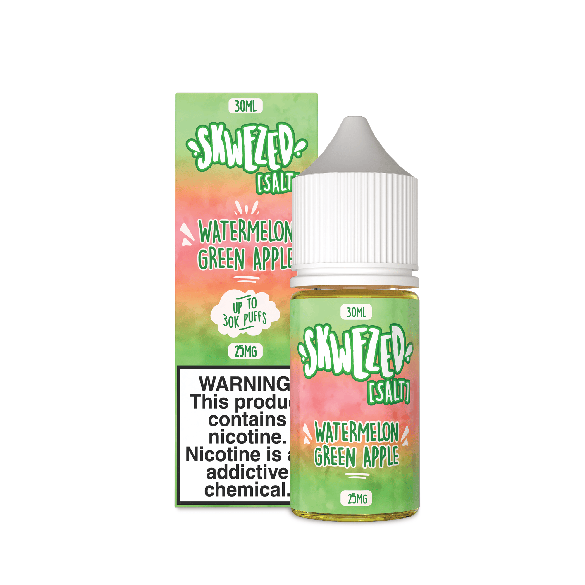 Skwezed Salt - 30mL — Watermelon Green Apple (Sour Summer Splash)