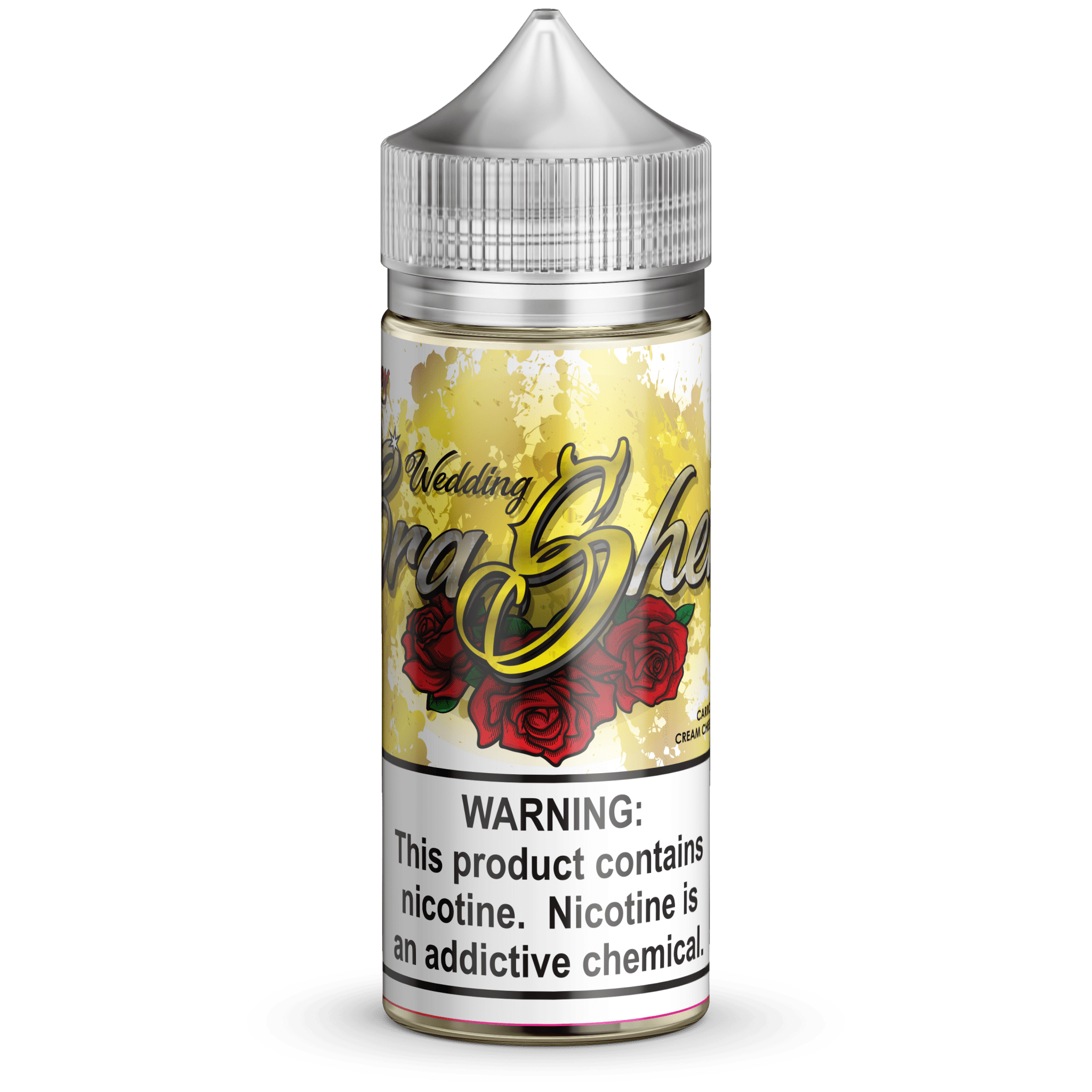 Sicboy Wedding Crasher 100mL e-liquid bottle with colorful label displaying brand and product name for vaping.