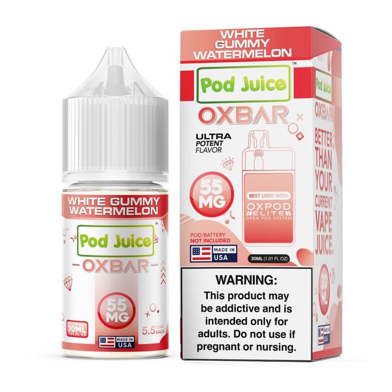 Oxbar x Pod Juice Salt - 30mL — White Gummy Watermelon
