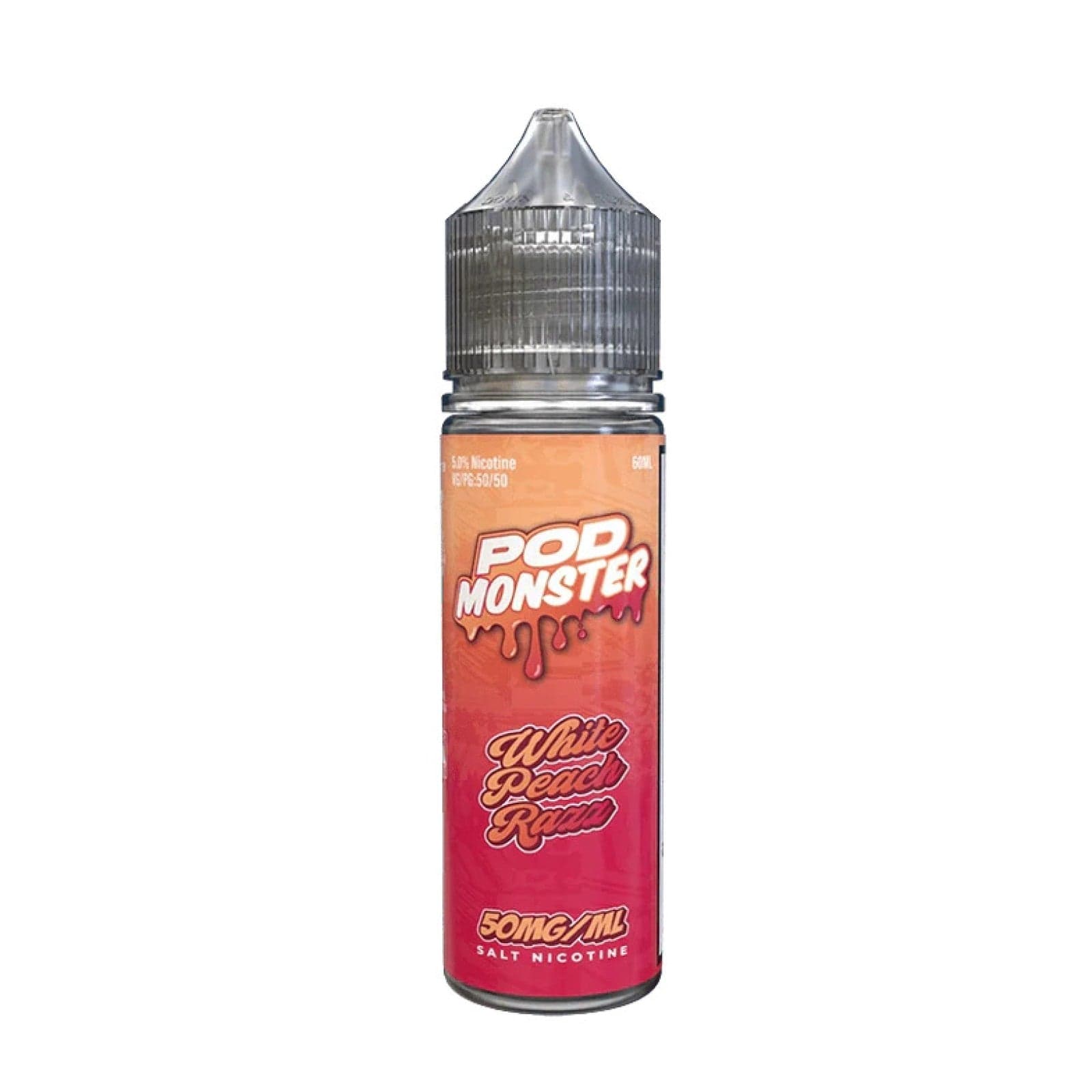 Pod Monster Salt - 60mL — White Peach Razz