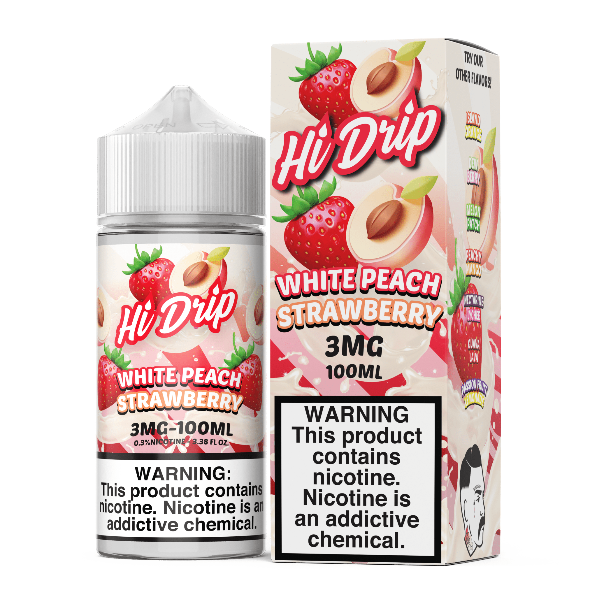 Hi Drip - 100mL — White Peach Strawberry