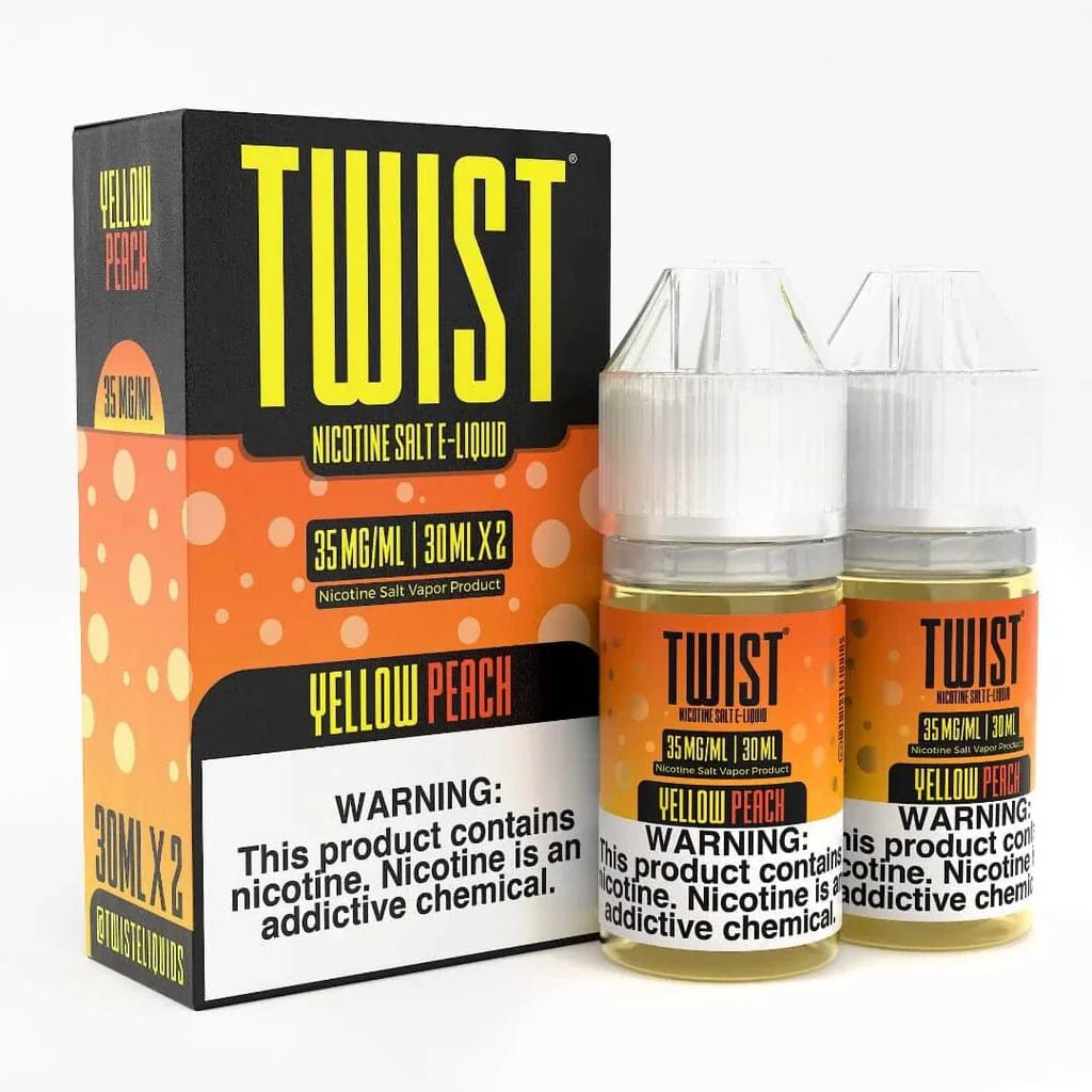 Twist E-Liquids Salt - 60ml (30ml 2-Pack) — Yellow Peach