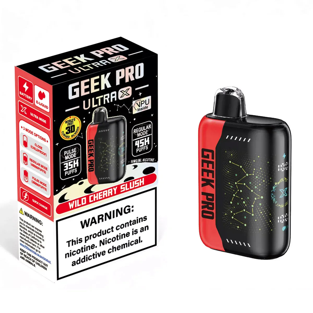 Banana Taffy FREEZE — Geek Pro Ultra X 45K Disposable Vape · Big D