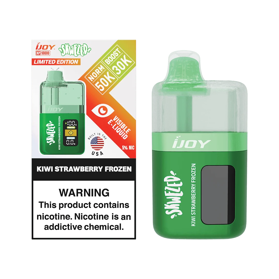 Skwezed x iJoy XP 50K Puff Disposable — FROZEN Kiwi Strawberry