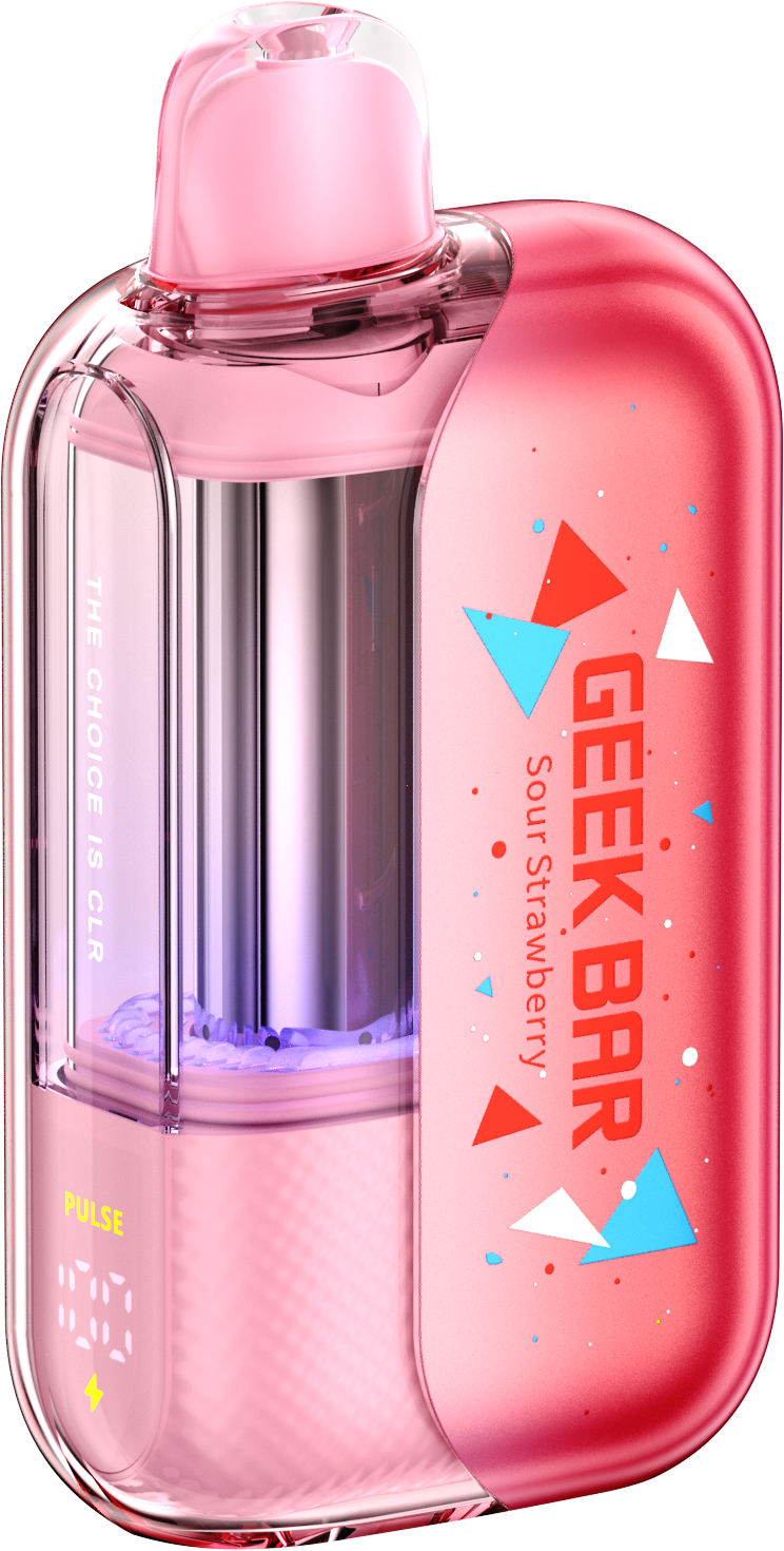 Geek Bar CLR 50K Disposable — Sour Strawberry