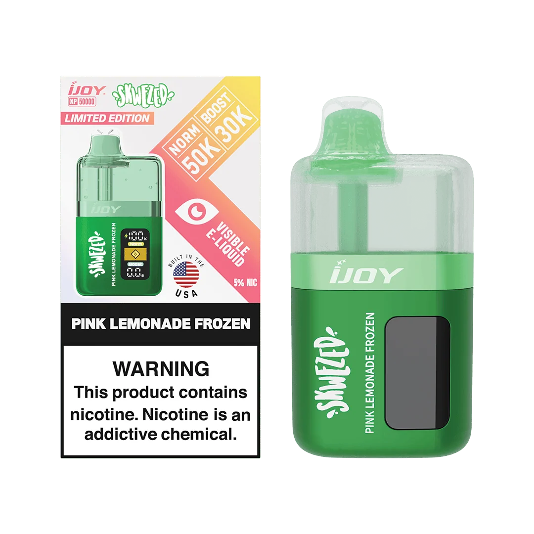 Skwezed x iJoy XP 50K Puff Disposable — Frozen Pink Lemoande